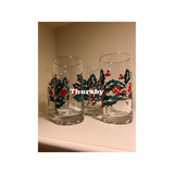 Vintage Holiday Water Glasses