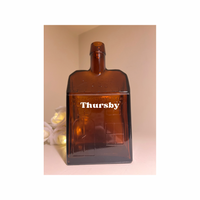 Vintage Lil’ House Shaped TN Whiskey Bottle Flower Vase